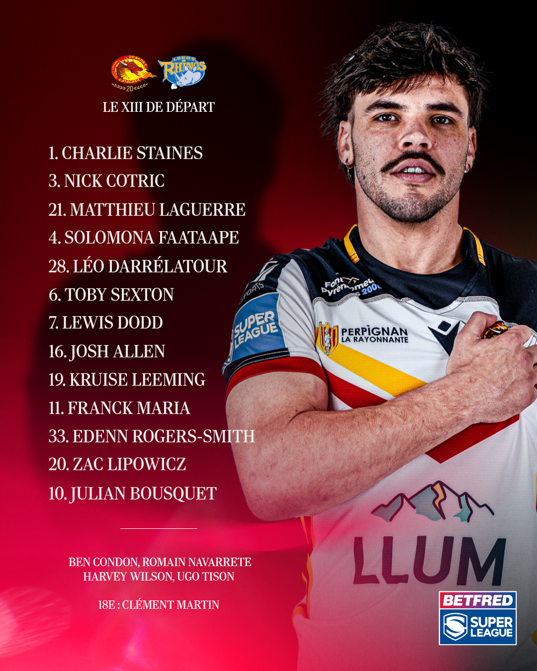 26 – Team Announcement – X 26 – Team Announcement – X